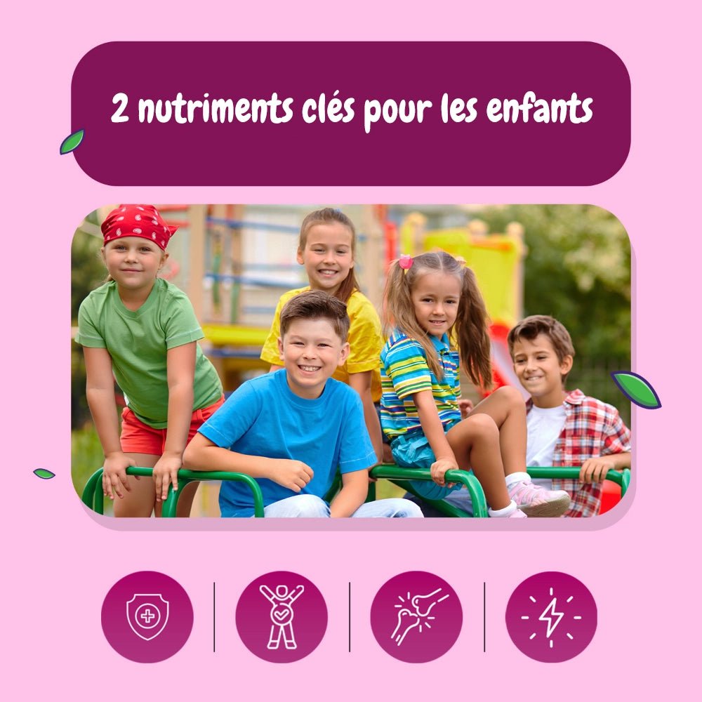 Gummies fer et vitamine C pour enfants WeightWorld – 120 gummies – 3