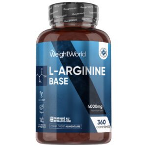 L-arginine 4000 mg WeightWorld en comprimés