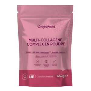 Multi-collagène complexe en poudre WeightWorld – 450 g