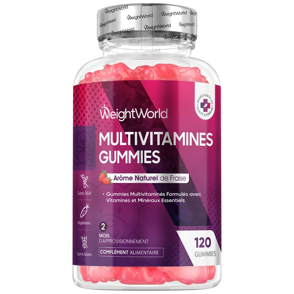 Gummies multivitaminés WeightWorld – 120 gummies