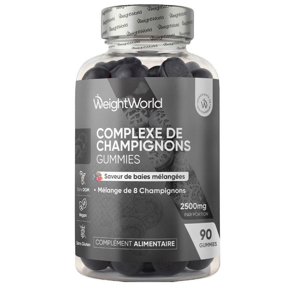 Complexe de 8 champignons en gummies WeightWorld