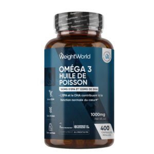 Oméga 3 1000 mg WeightWorld – capsules molles