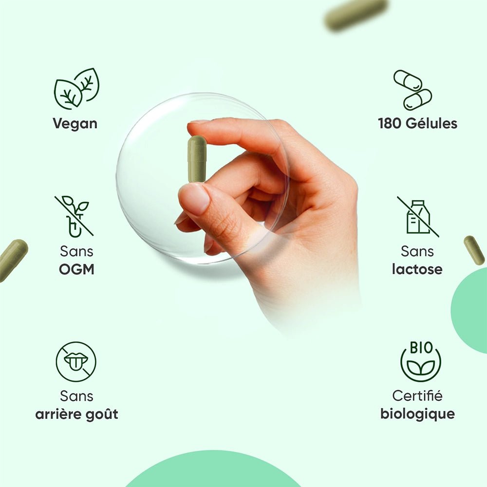 Moringa bio WeightWorld – 180 gélules – 3