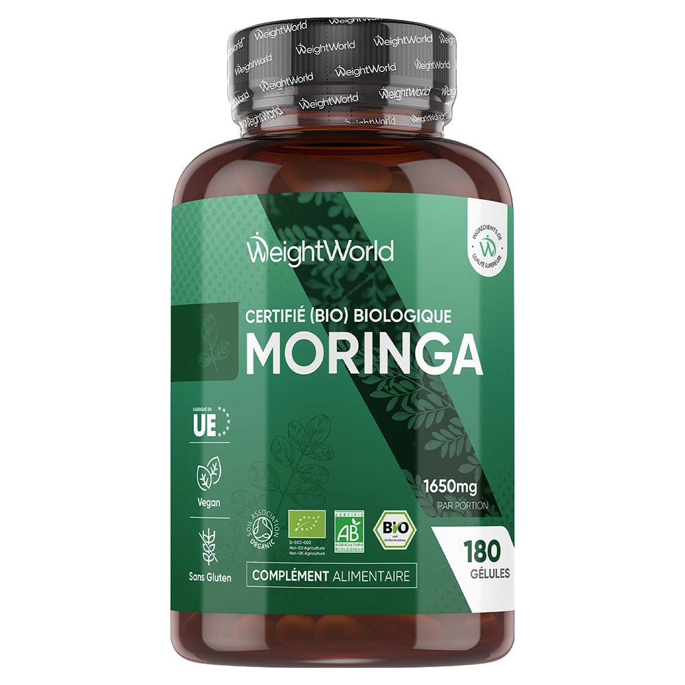 Moringa bio WeightWorld – 180 gélules