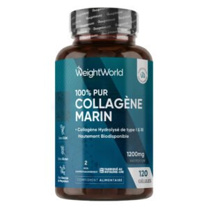 Collagène marin Titagen® 1200 mg WeightWorld – 120 gélules