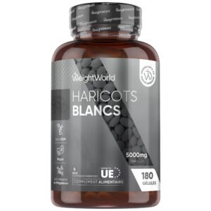 Extrait de haricot blanc avec chrome et zinc WeightWorld – 180 gélules