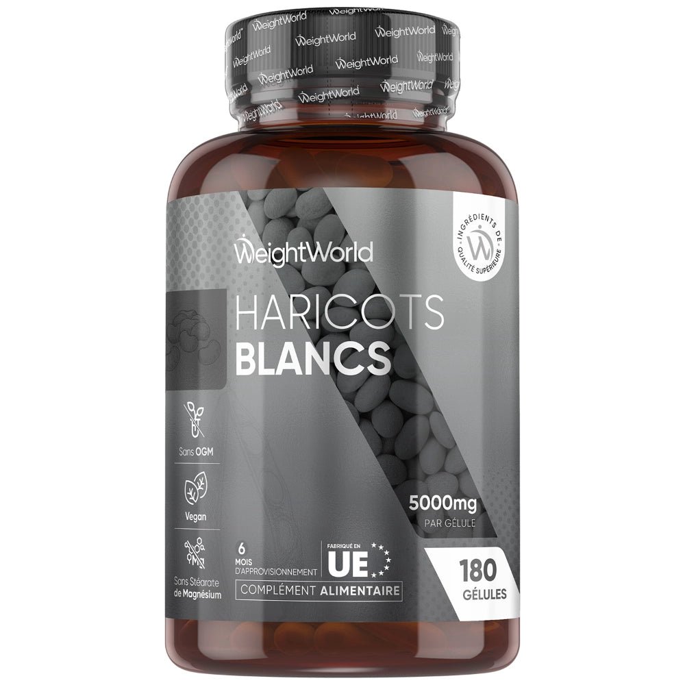 Extrait de haricot blanc avec chrome et zinc WeightWorld – 180 gélules