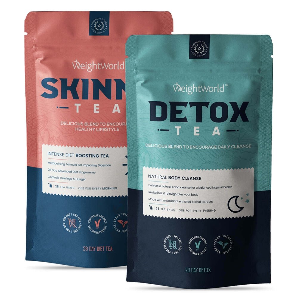 Duo thé du matin & infusion du soir WeightWorld – cure de 28 jours